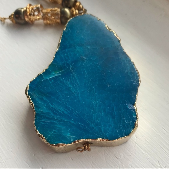 AGATE PENDANT NECKLACE - Picture 2 of 11
